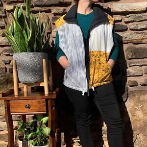 Vintage Snuggler Ski Wear Puffer Vest Size Large Retro Outdoors 80s 90s